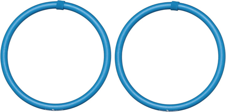HOOPOMANIA Arm Hoop [2-teilig] Arm Hula Hoop zum Winkearme trainieren mit Schaumstoff Hellblau, Hell