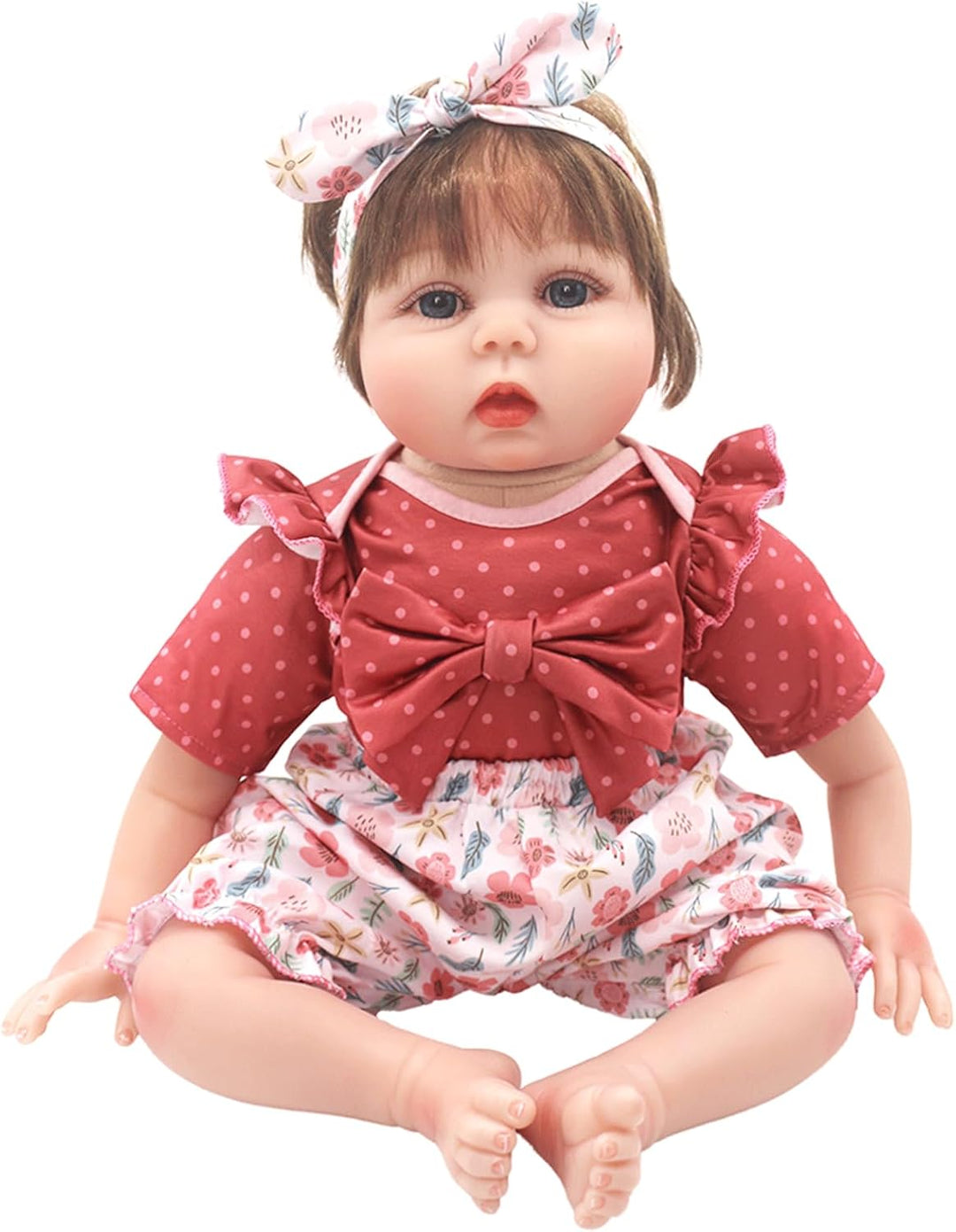 Puppenkleidung für 50-55 cm Baby Puppen mit Mantel Kleid, 3-Packungen
