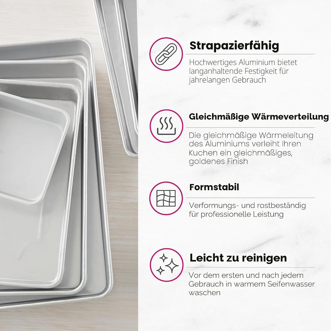 Wilton Performance Backformen Quadrat, 30,5 cm (12 Zoll) 12 silber 12 Quadrat, 30,5 cm (12 Zoll) Pfa