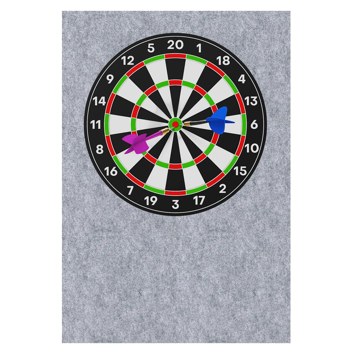 Dartboard Wandschutz, Filz Dartscheibe Wandschutz Selbstklebend, Wandumrandung für Dartboard, Filz-D