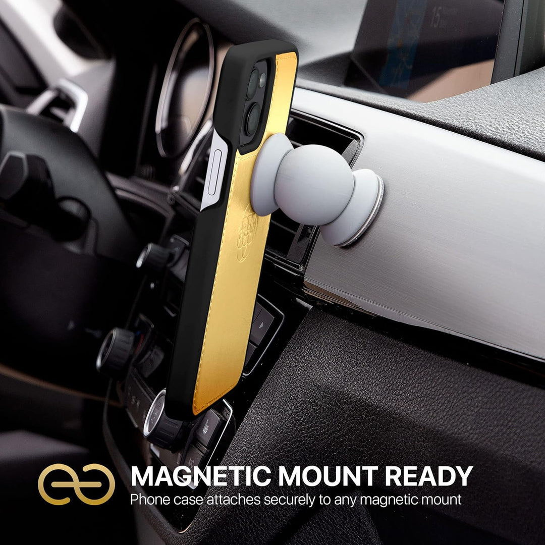 Dreem Fibonacci iPhone 14 Plus Brieftaschen-Etui / 2-in-1 stossfestes Etui und abnehmbares Folio aus