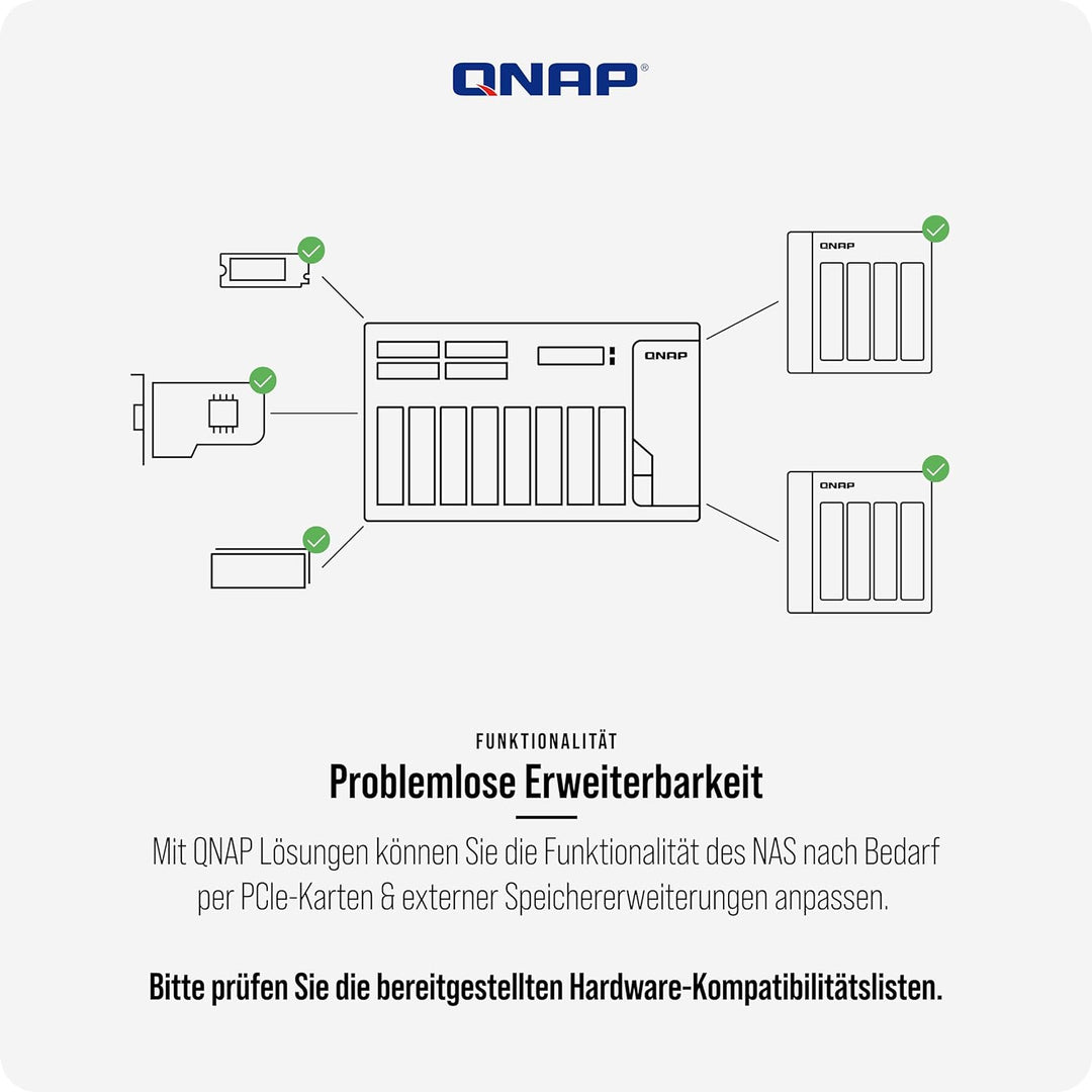QNAP TS-462-4G NAS System 4-Bay 4-bay 4GB RAM, 4-bay 4GB RAM