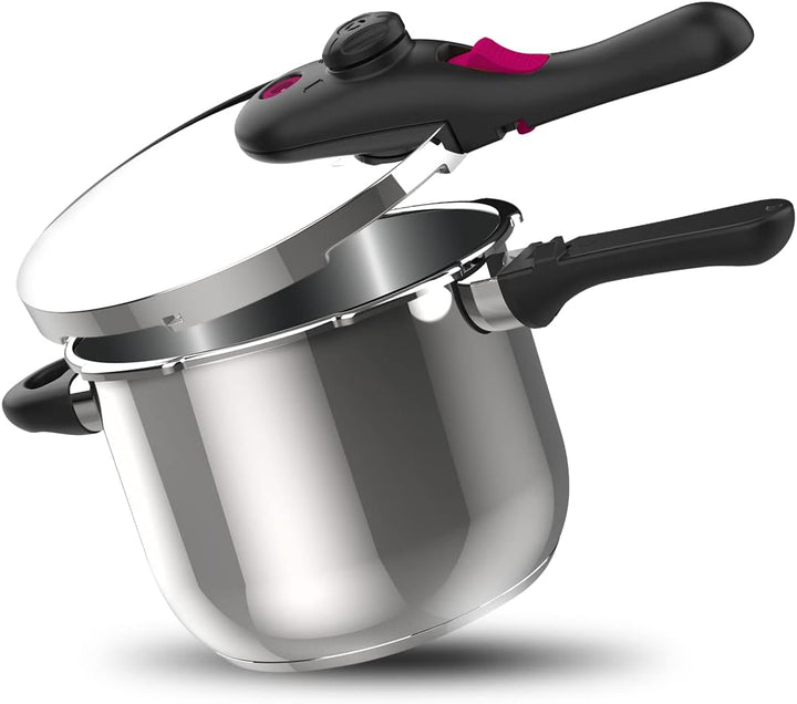 Taurus Moments Rapid 6L Schnellkochtopf, 6L, dreifache Sicherheitssysteme, abnehmbares Ventil 4-fach