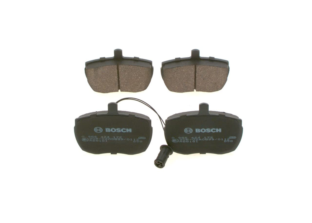 Bosch BP074 Bremsbeläge - Vorderachse - ECE-R90 Zertifizierung - vier Bremsbeläge pro Set
