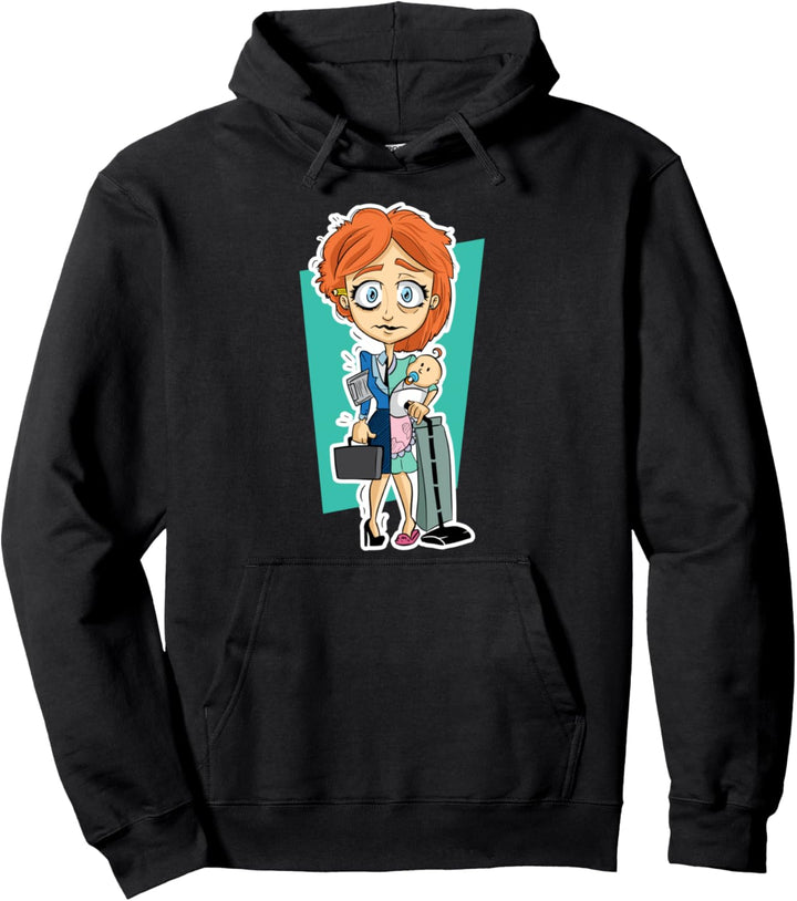 Geschäftsfrau Hausfrau und Mutter - Multitasking Mama Pullover Hoodie