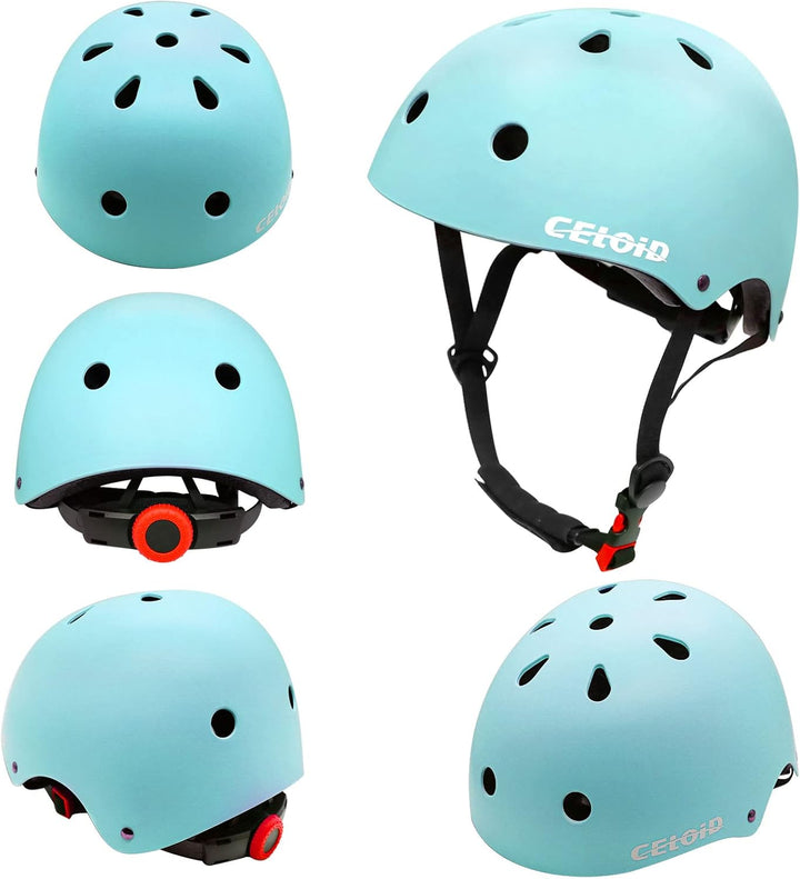 CELOID Kinder Fahrradhelm, Kleinkind Skateboard Helme für Alter 3-5-8-10-16 Jahre Jungen Mädchen, ve