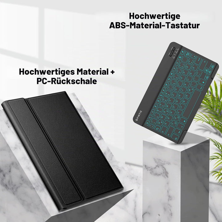 FINTIE Beleuchtete Tastatur Hülle für Samsung Galaxy Tab A8 10.5 Zoll 2022/2021 SM-X200/X205/X207 -