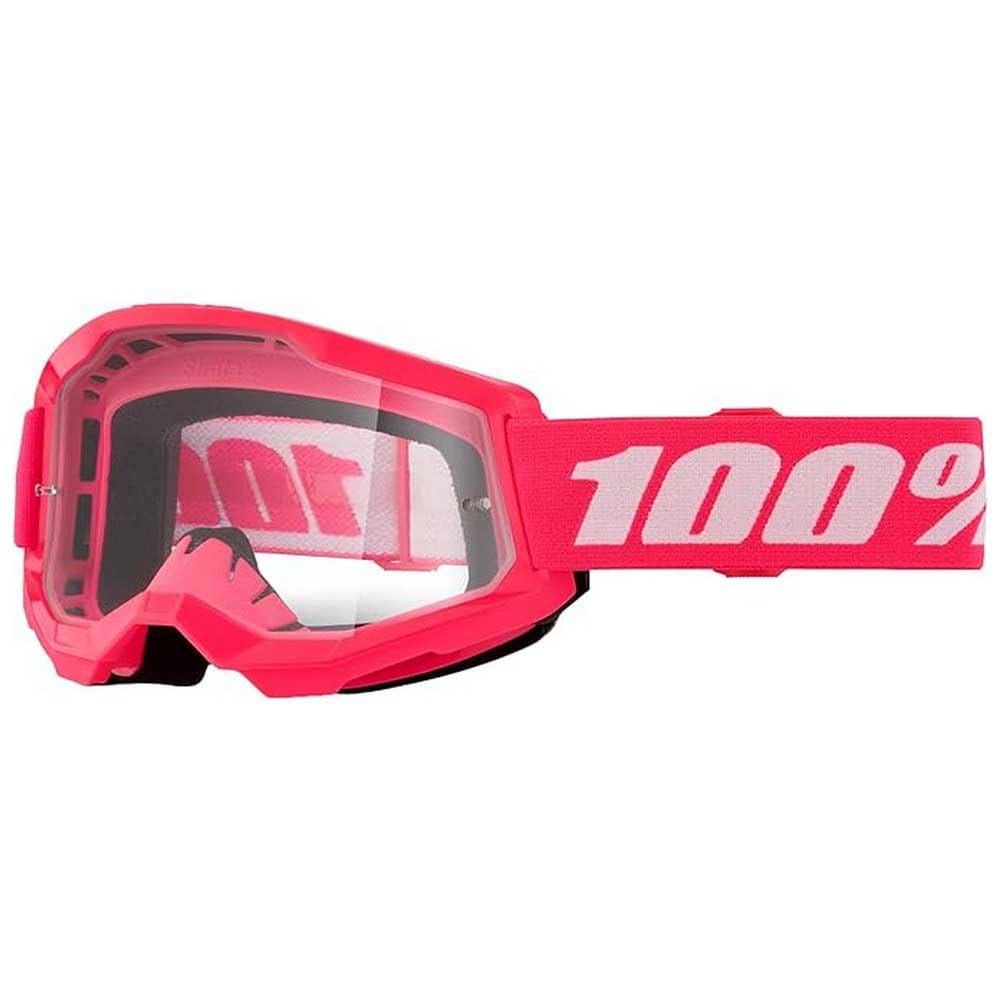 100% Schichten 2 Maske Adult Rosa - klare Linse, Adult Rosa - klare Linse