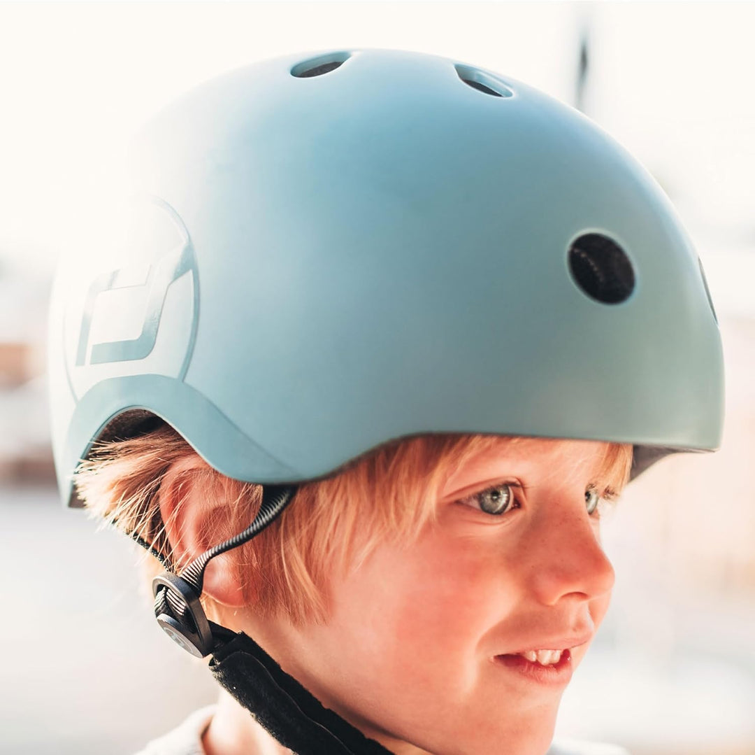 Scoot & Ride, S - M Size Kids Helmet Steel, Steel