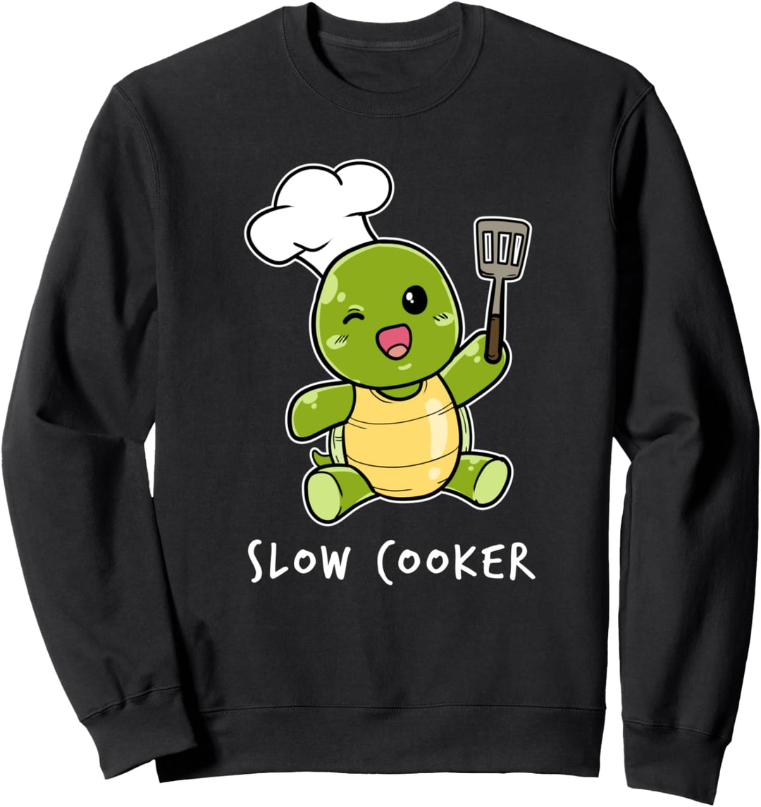 Baby Schildkröte Küche Koch Chefkoch Kochen Restaurant Sweatshirt