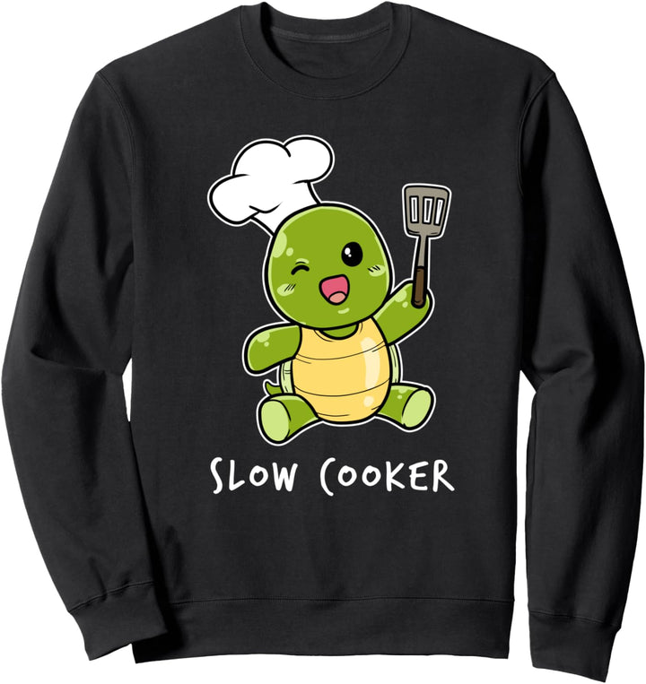 Baby Schildkröte Küche Koch Chefkoch Kochen Restaurant Sweatshirt