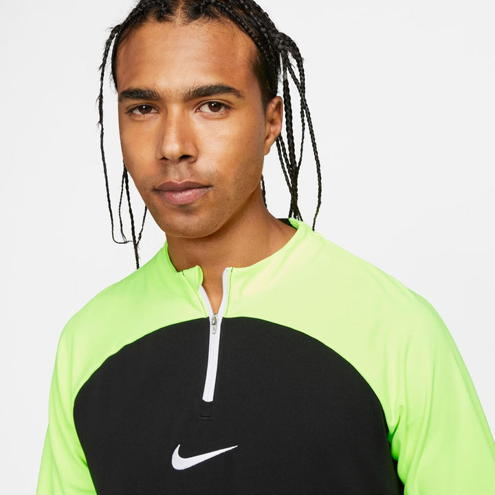 Nike Herren Academy Drill T-Shirt S Black/Volt/White, S Black/Volt/White