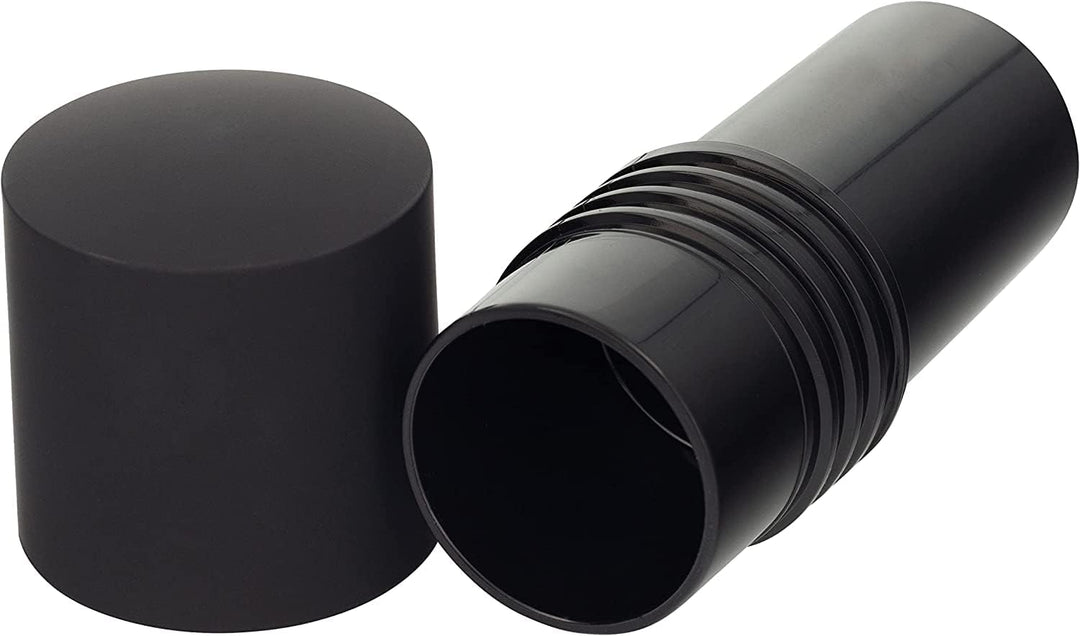 Microplane Gewürzmühle Schwarz für Muskatnuss, Zimt, Tonkabohnen, Langpfeffer und andere getrocknete