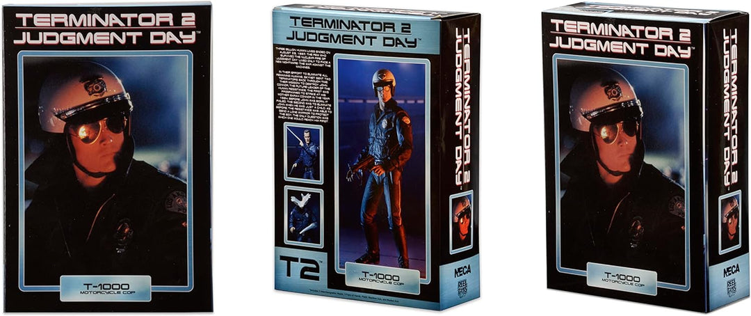 Terminator 2 51914 Ultimate T-1000 Motorrad Cop Figur, 17,8 cm, 18 cm