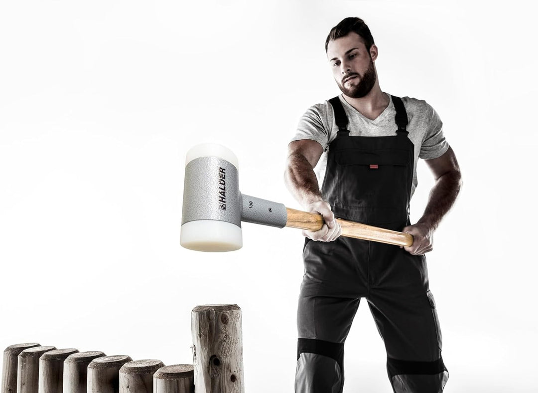 Schlegel, mit schwingungsdämpfendem, ergonomisch geformtem und lackiertem Hickorystiel | D=80 mm/Gew