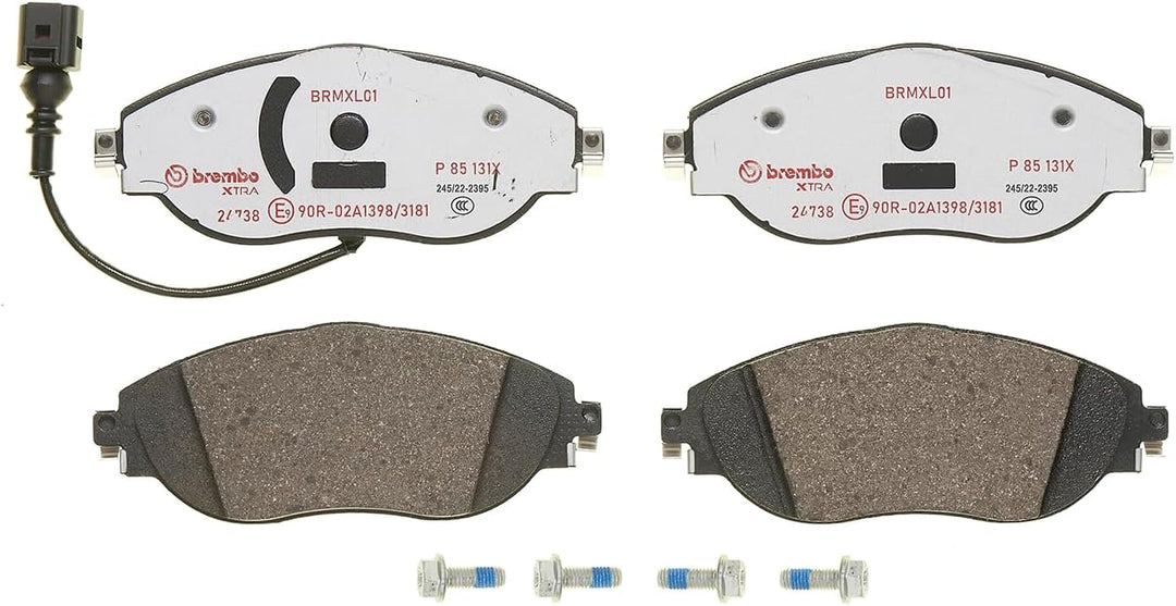 BREMBO Bremsbeläge Vorne (P 85 131X) passend für VW Passat B8 Golf VII CC T-Roc Cc B6 B