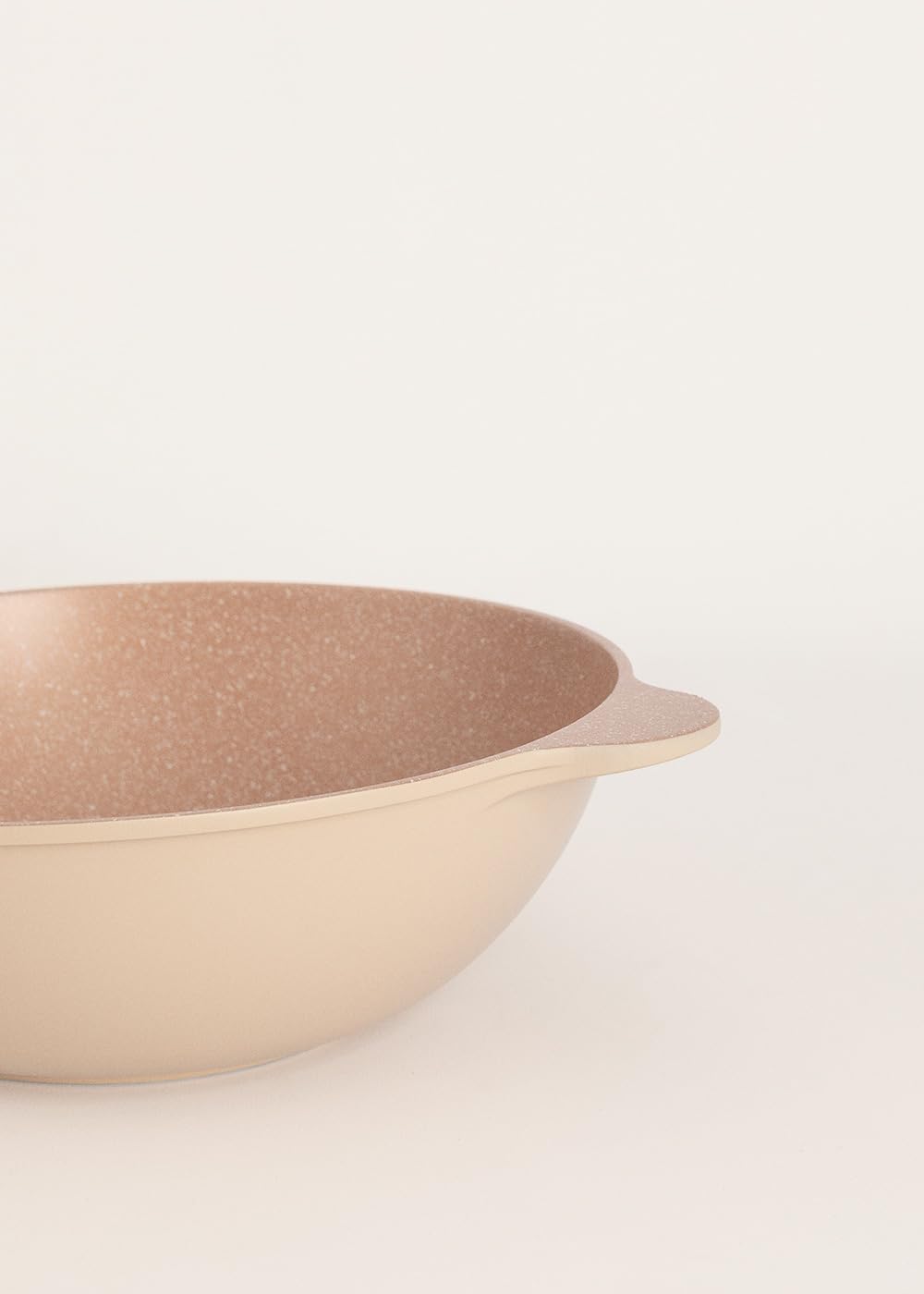 CREATE / WOK STUDIO/Wok aus Aluminiumguss mit Keramikbeschichtung Sand/Für alle Herdarten geeignet,