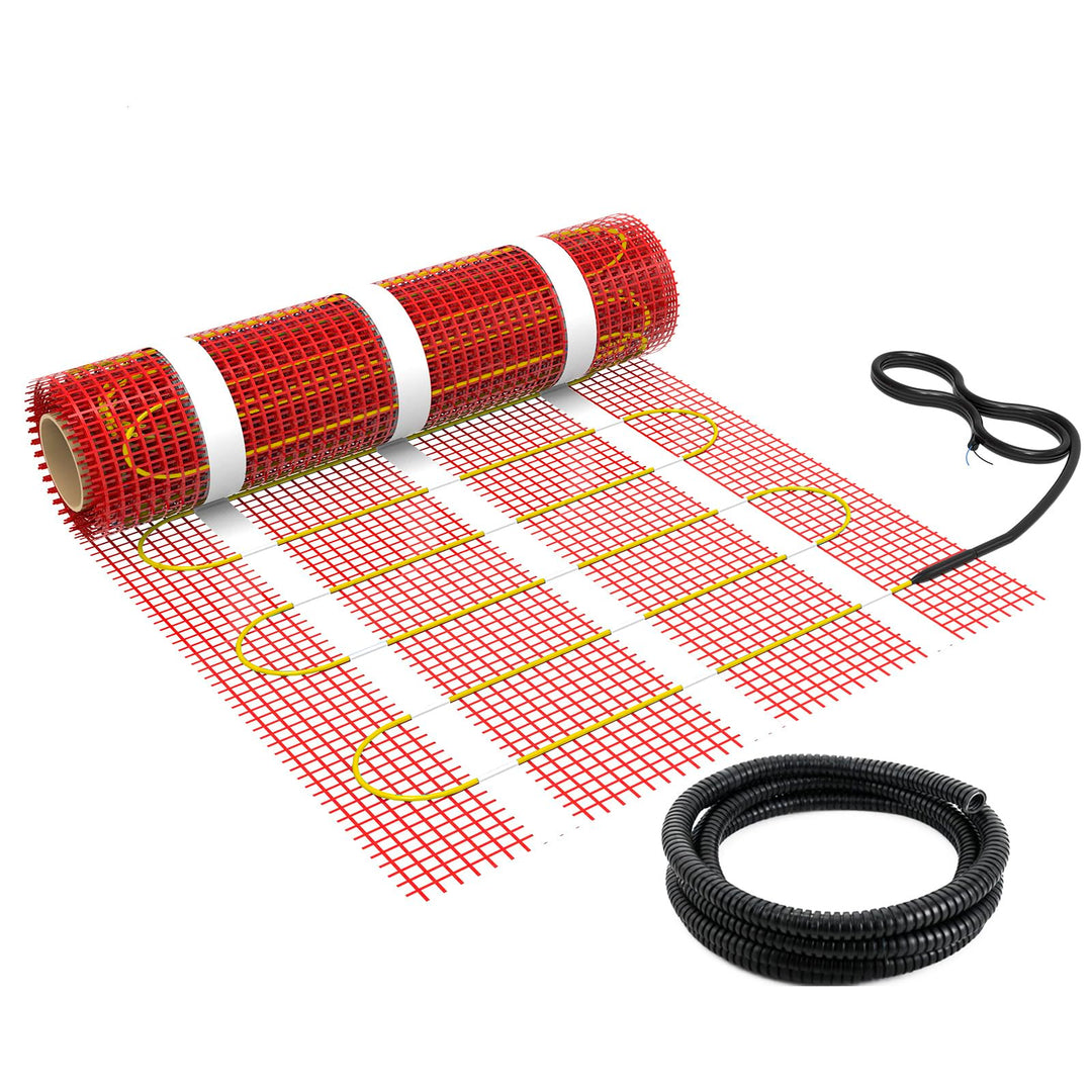 HEATIT 1 ㎡ Fussbodenheizungsmatte Elektrisch strahlendes selbstklebendes Fussbodenheizungssystem 150