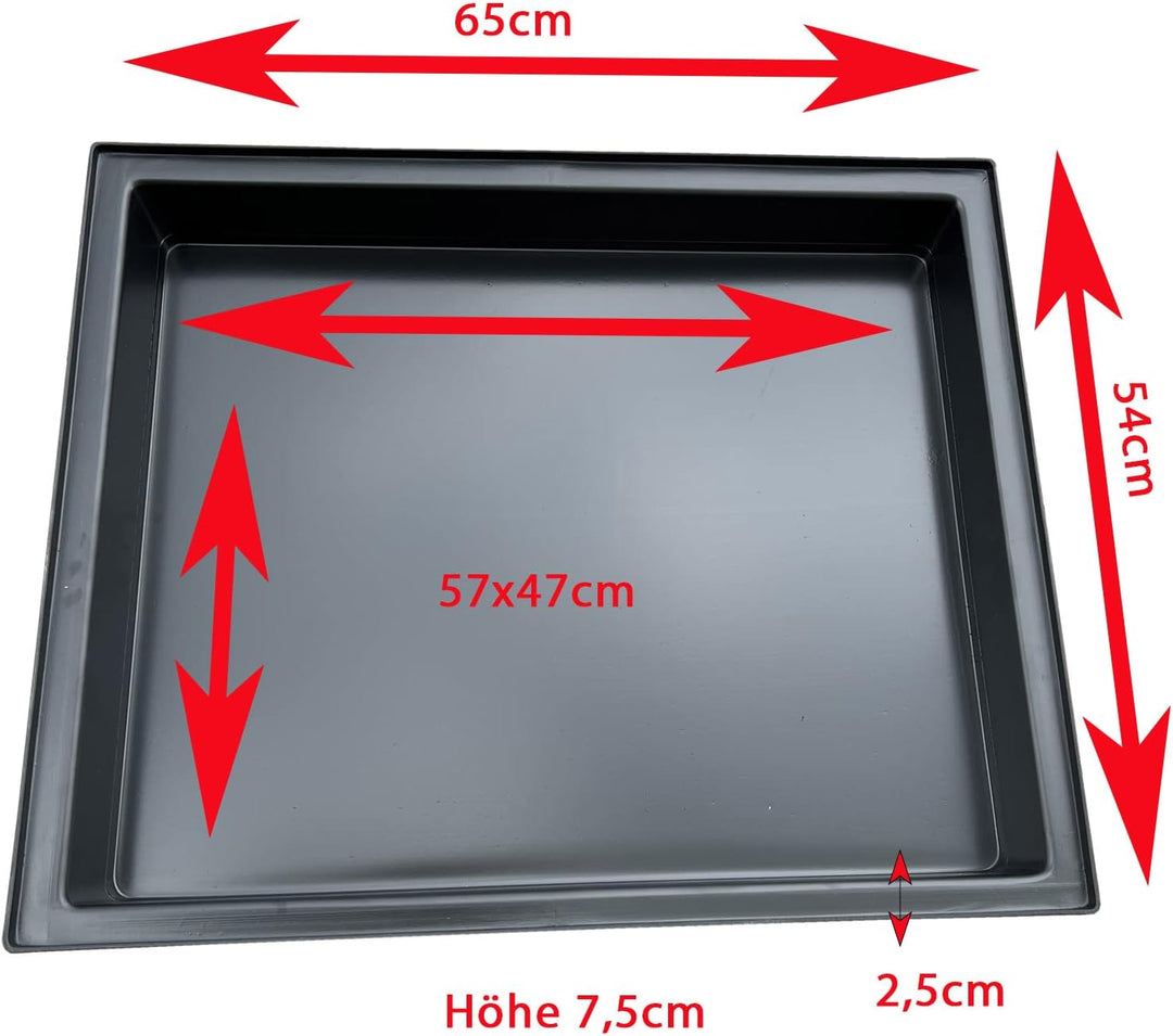 Schattec Flache Auffangwanne Bodenwanne Kunststoffwanne