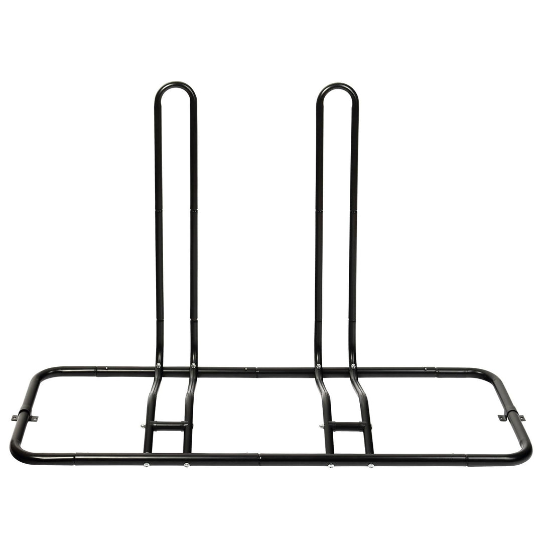 Schramm® Fahrradständer erweiterbar in schwarz Bodenständer freistehend Radständer Standparker Fahrr