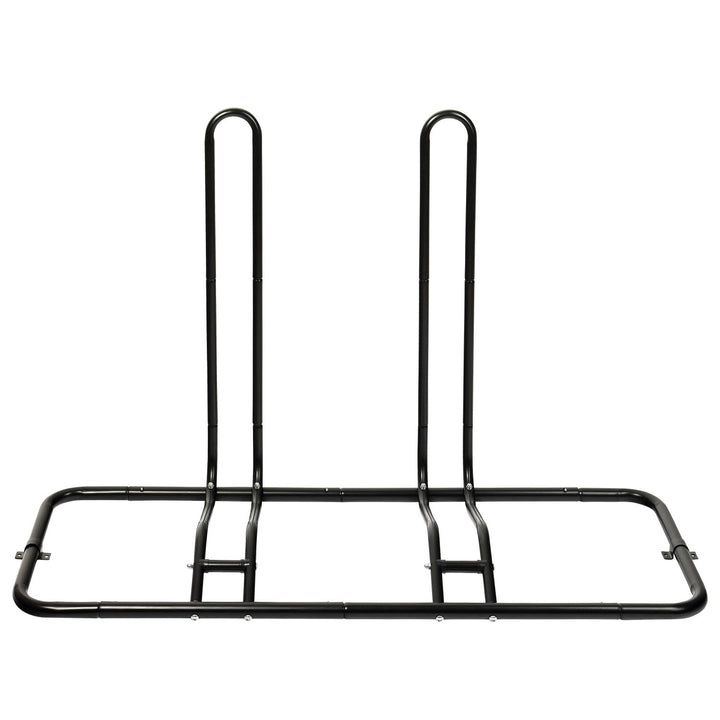 Schramm® Fahrradständer erweiterbar in schwarz Bodenständer freistehend Radständer Standparker Fahrr