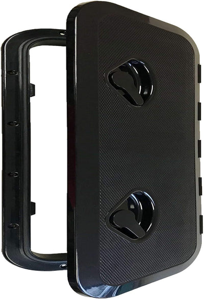 SEAFLO Marine Deck Access Luke & Deckel – (61 x 35,6 cm) (schwarz)