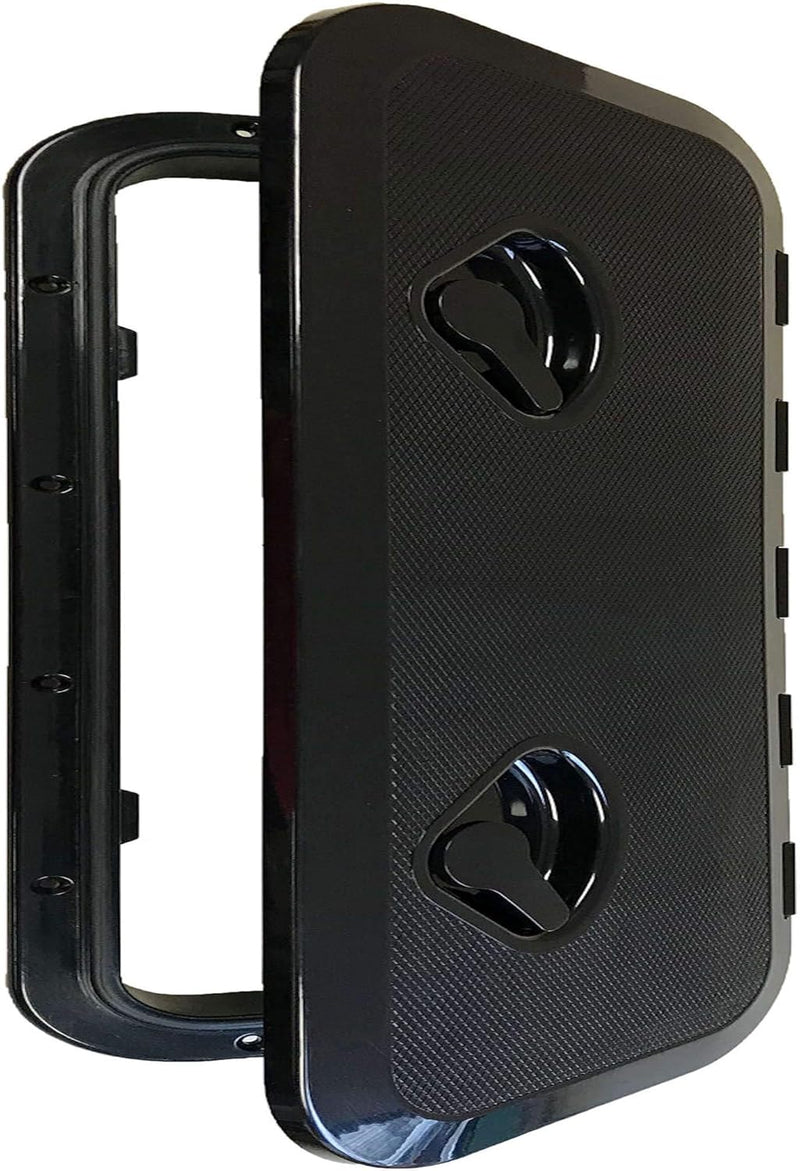 SEAFLO Marine Deck Access Luke & Deckel – (61 x 35,6 cm) (schwarz)