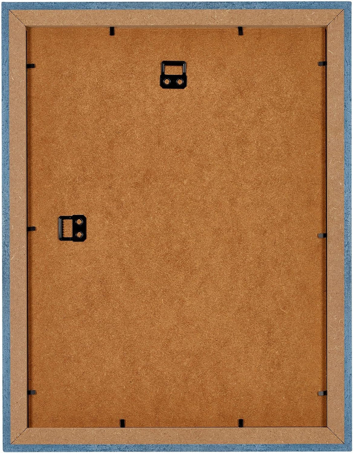 yd. Your Decoration - Bilderrahmen 75x100 cm - Hellblau Gewischt - Bilderrahmen aus MDF mit Acrylgla