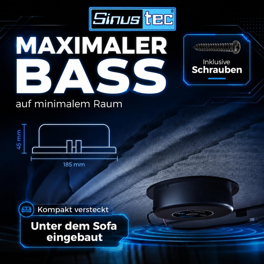 Sinus tec BS250 bassPUMP Körperschallerzeuger 4 Ohm
