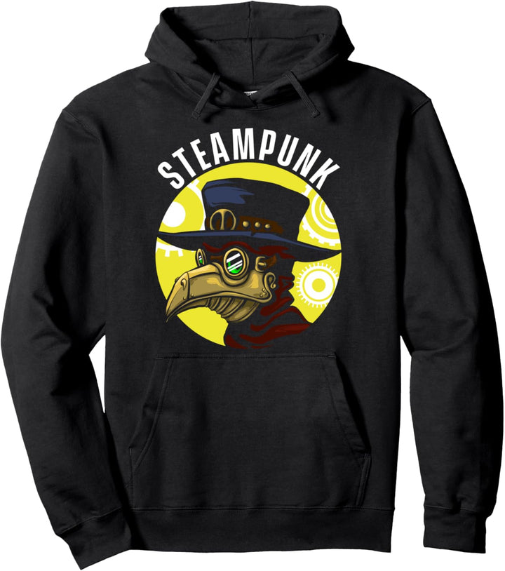 Steampunk Pestarzt Gothik Science Fiction Pestdoktor Cyber Pullover Hoodie