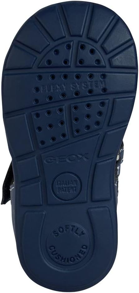 Geox Baby-Jungen B Elthan Boy Sandal 18 EU Red Dk Navy, 18 EU Red Dk Navy