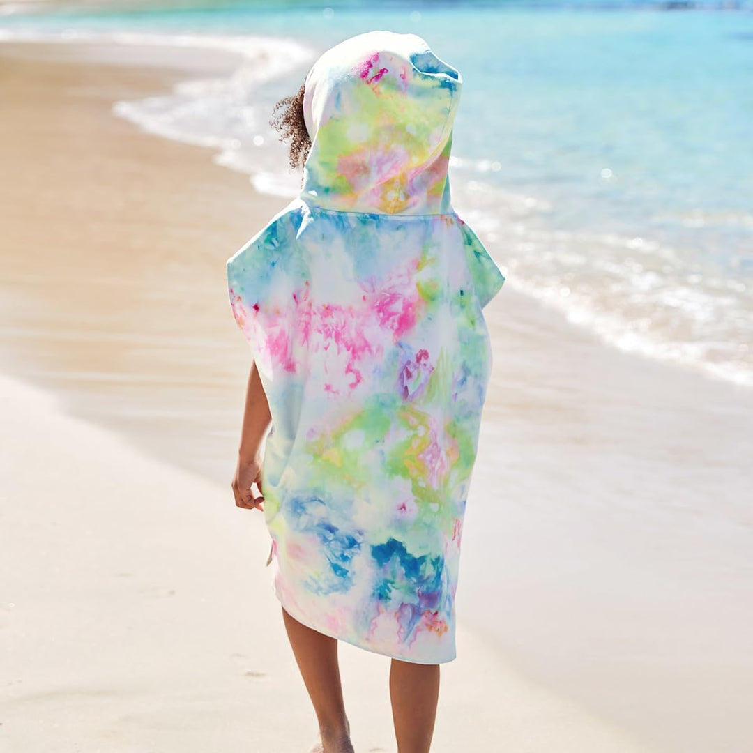 Dock & Bay Poncho mit Kapuze - Für Kinder - Super saugfähig, schnell trockend - Inklusive Tasche - K