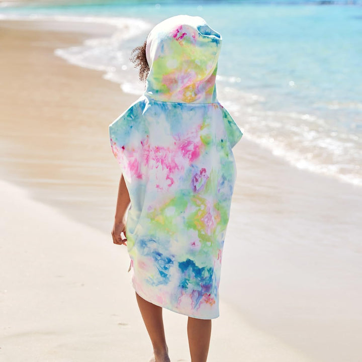 Dock & Bay Poncho mit Kapuze - Für Kinder - Super saugfähig, schnell trockend - Inklusive Tasche - K