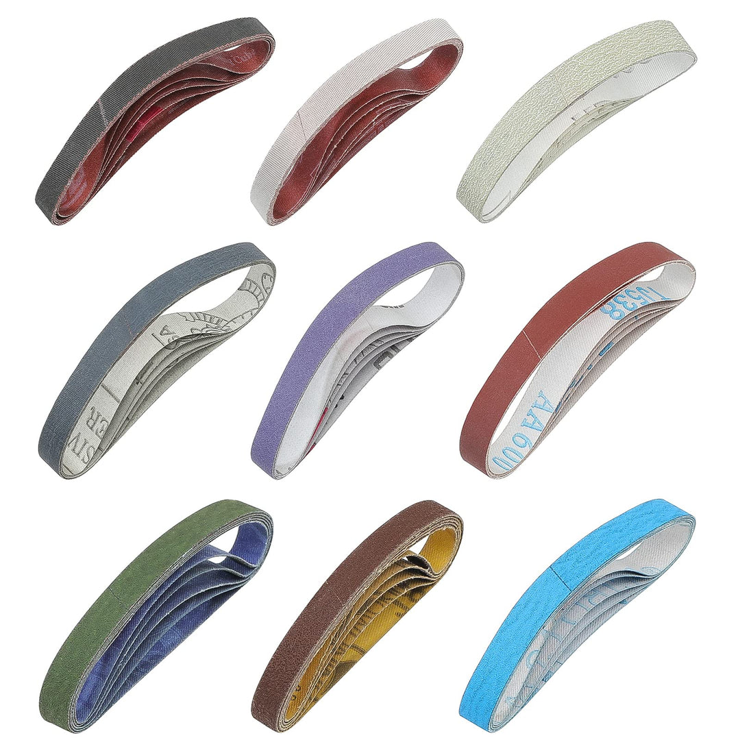 MOVIRON 45 Stück 1,27 cm x 30,5 cm Ersatz-Schleifband-Set für offizielle Arbeit scharfe Messer- und