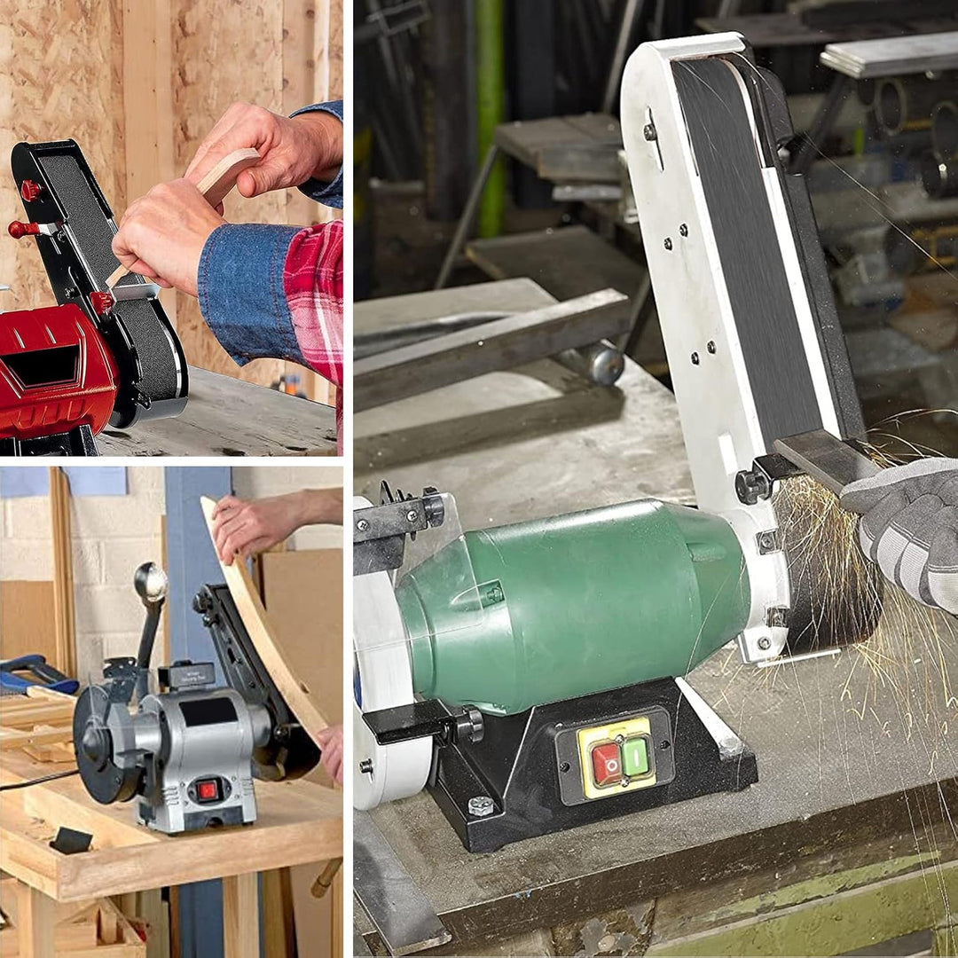 Schleifbänder 50 x 686mm- 12 Stück 2 X 60/120/240/400/600/800 Grit Siliziumkarbid-Schleifbänder zum