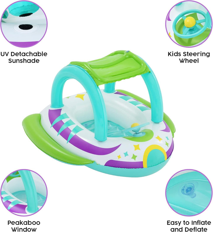 Bestway Inflatable Fox Float for Kids | Swimming Pool Inflatable, Swim Float, Pool Toys for Boys and