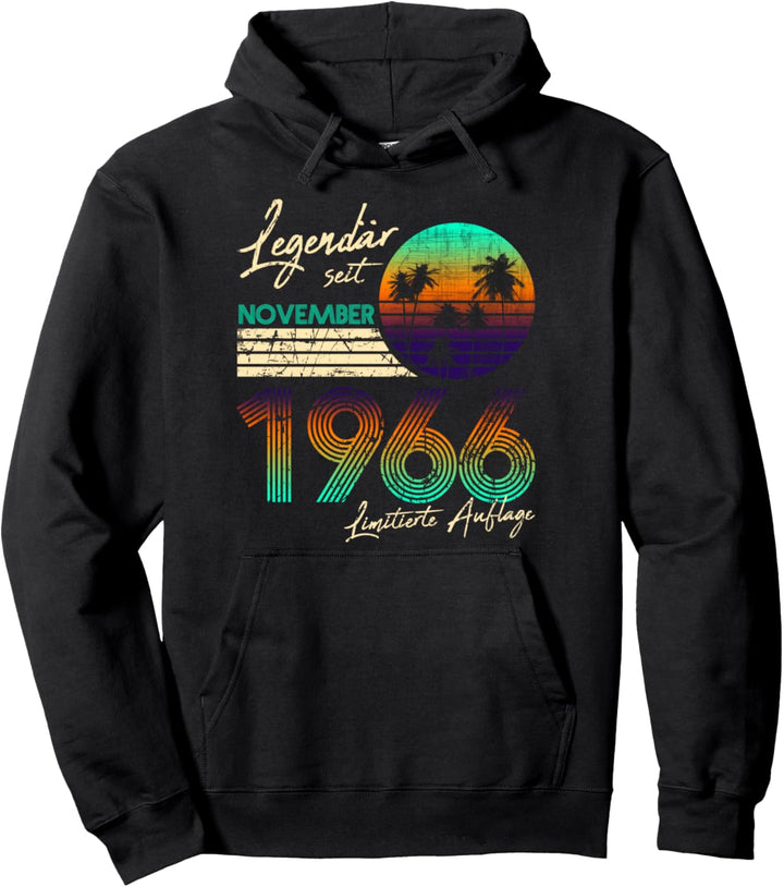 Geburtstag Geschenk Legendär Seit November 1966 Pullover Hoodie