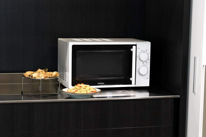 Cecotec Mikrowelle PrClean3110, mit Grill, 20 Liter Kapazität, 700 W, Grill 800 W, 6 Stufen, 30 Minu