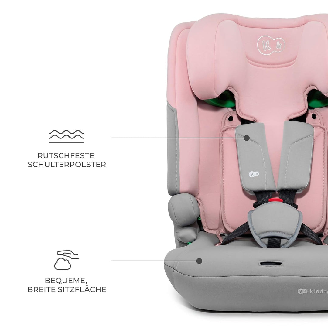 Kinderkraft I-COMFY, Autositz, Für Kinder, Reguliert (76-150cm), Verstellbare Rückenlehne, 5-Punkt-S