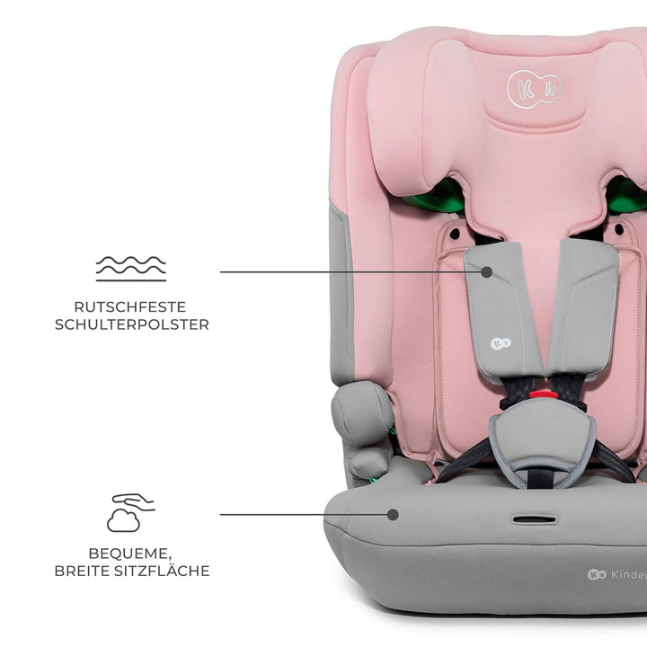 Kinderkraft I-COMFY, Autositz, Für Kinder, Reguliert (76-150cm), Verstellbare Rückenlehne, 5-Punkt-S