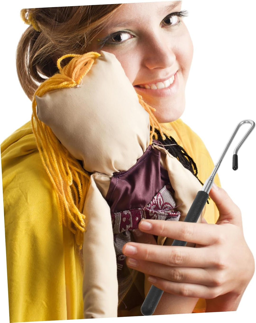 BESPORTBLE Sml Puppet Puppengriffe aus Kunststoff Leichte Schwarze Steuerstange für Armbewegung der