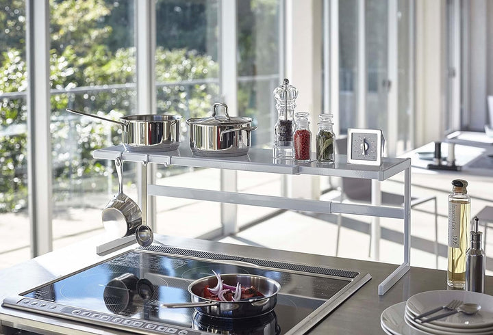 Extendable kitchen rack - Tower - white Einheitsgrösse Weiss, Einheitsgrösse Weiss