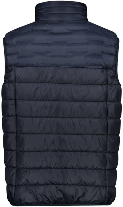 CMP Herren Weste aus Recyceltem Polyester für Herren VEST 48 Black Blue, 48 Black Blue