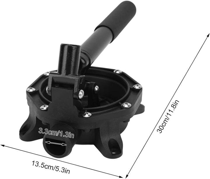 VOBOR Marine-Bilgenpumpe, manuell, selbstansaugend, 45 l/min, 720 g/h, Aluminiumlegierung für Wasser
