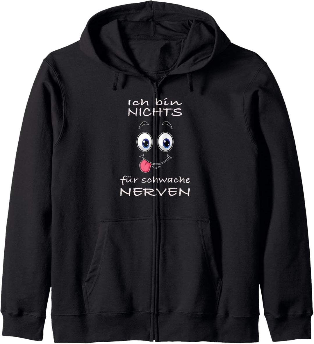 Ich bin nichts für schwache Nerven lustig & witzig Geschenk Kapuzenjacke