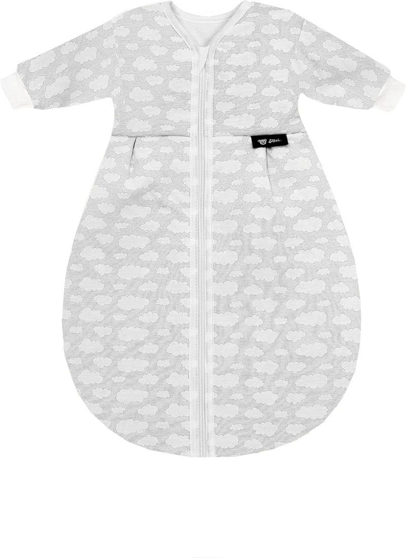 Alvi Schlafsack Mäxchen Thermo mit Arm | Babyschlafsack | Alvi Aussensack mit Arm | Winterschlafsack