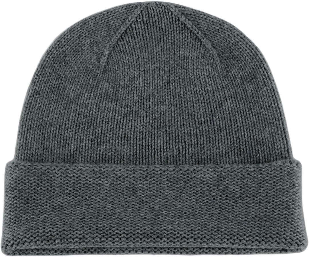 Love Cashmere Damen 100% Kaschmir-Mütze Hut - Dunkelgrau - Handgefertigt in Schottland - UVP €120