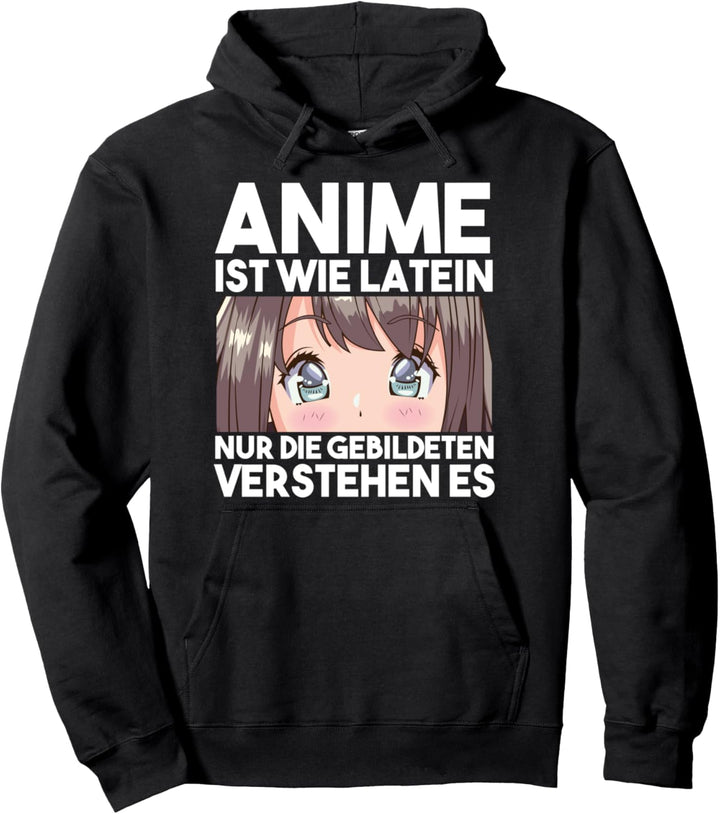 Anime Japan Latein Manga Fan Pullover Hoodie
