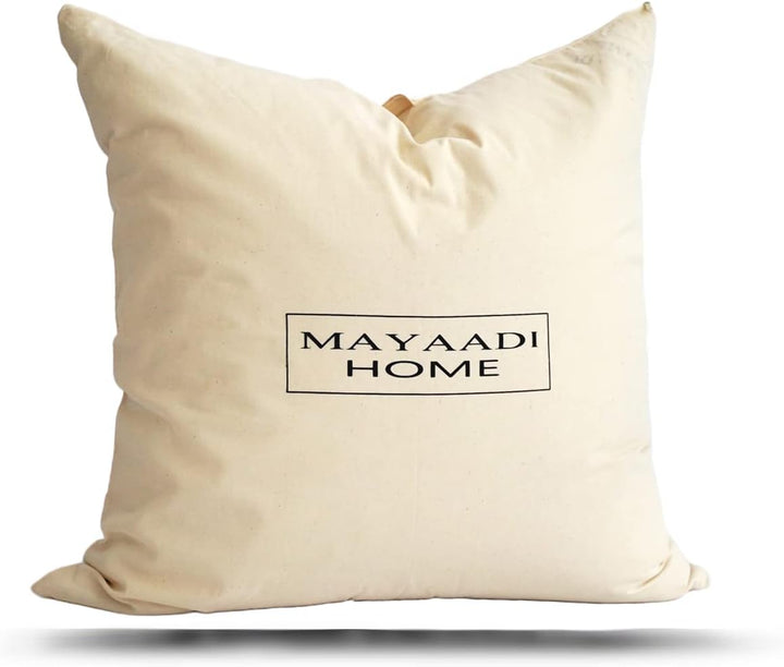 Mayaadi-Home Kopfkissen 80x80 cm | 1400g Füllung, 70% Daunen 30% Federn | 100% Natur Bezug aus Baumw