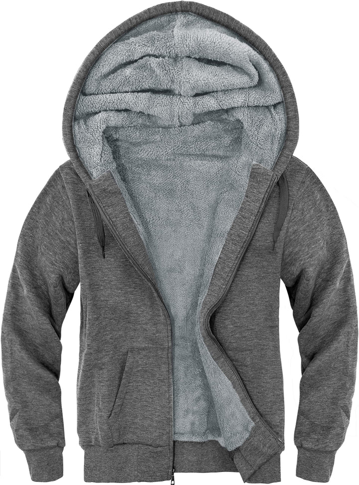 igeekwell Sweatjacke Herren mit Kapuze Winter Hoodie Dick Fleecejacke Herren Gefütterte Fleece Kapuz